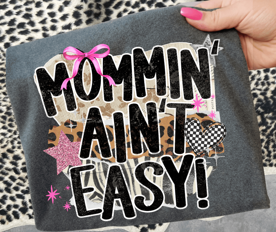 Mommin' Aint Easy Pepper Tee - Graphic Tee - The Red Rival
