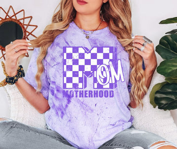 MTV Mom Motherhood Purple Tie Dye Tee - Graphic Tee - The Red Rival