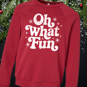 Oh What Fun White Ink (Select your Color & Style) - The Red Rival