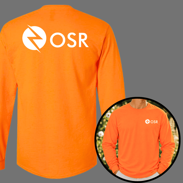 OneSource Restoration Unisex Gildan Long Sleeve Tees (Front Pocket / Full Back Logo) - Graphic Tee - The Red Rival