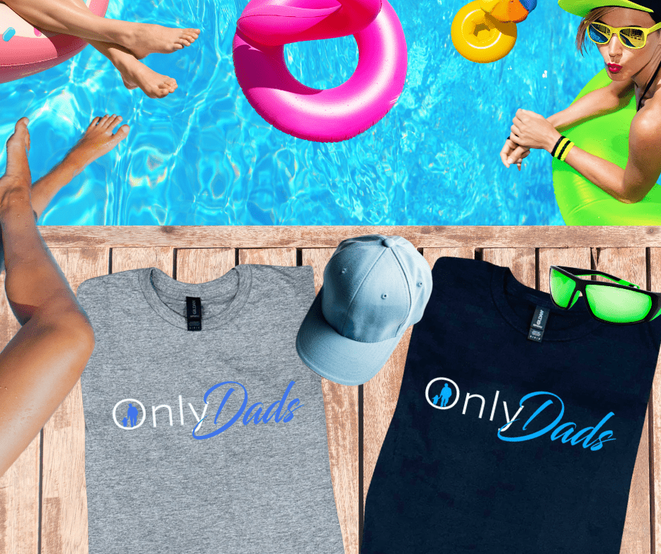 Only Dads (Pick Your Tee Color) - Graphic Tee - The Red Rival