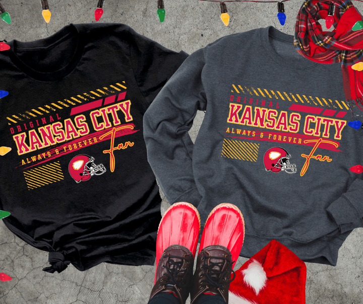 Original Kansas City Fan Always &amp; Forever (Pick Your Style &amp; Color) - Wholesale - The Red Rival