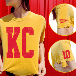 Oversized KC 10 Sleeve (Pick Your Tee Color) - Graphic Tee - The Red Rival