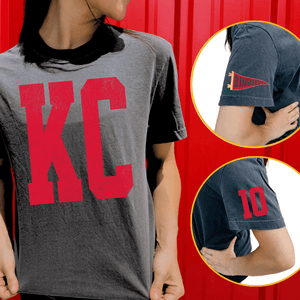 Oversized KC 10 Sleeve (Pick Your Tee Color) - Graphic Tee - The Red Rival