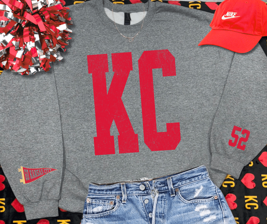 Oversized KC 52 Sleeve (Pick Your Sweatshirt Color) - Graphic Tee - The Red Rival