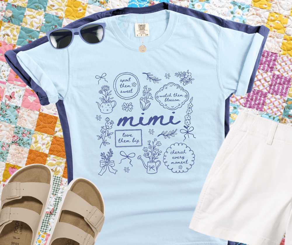 Pastel MIMI Collage (Pick Your Tee Color) - Graphic Tee - The Red Rival