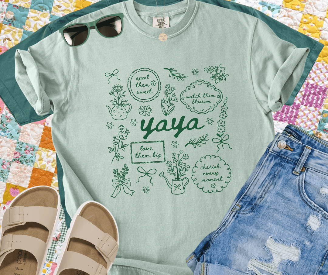 Pastel YAYA Collage (Pick Your Tee Color) - Graphic Tee - The Red Rival