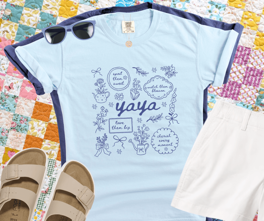 Pastel YAYA Collage (Pick Your Tee Color) - Graphic Tee - The Red Rival