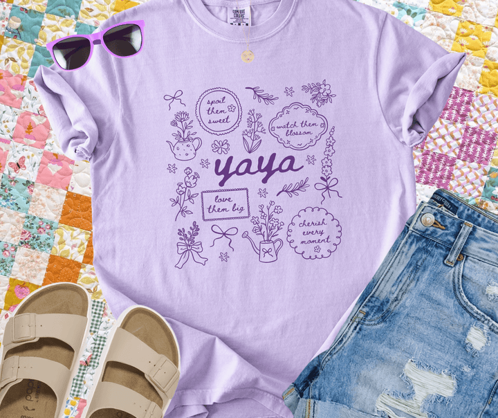 Pastel YAYA Collage (Pick Your Tee Color) - Graphic Tee - The Red Rival