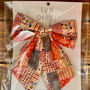 Patchwork Oversized Bow - Apparel & Accessories - The Red Rival