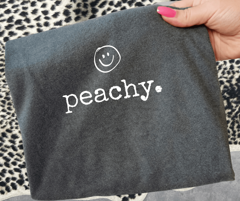 peachy. (Choose your tee color) - Graphic Tee - The Red Rival