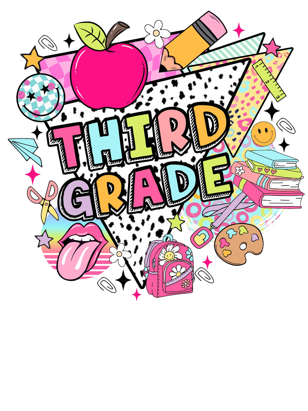 Pick your grade Back to School Pink Tee - Graphic Tee - The Red Rival