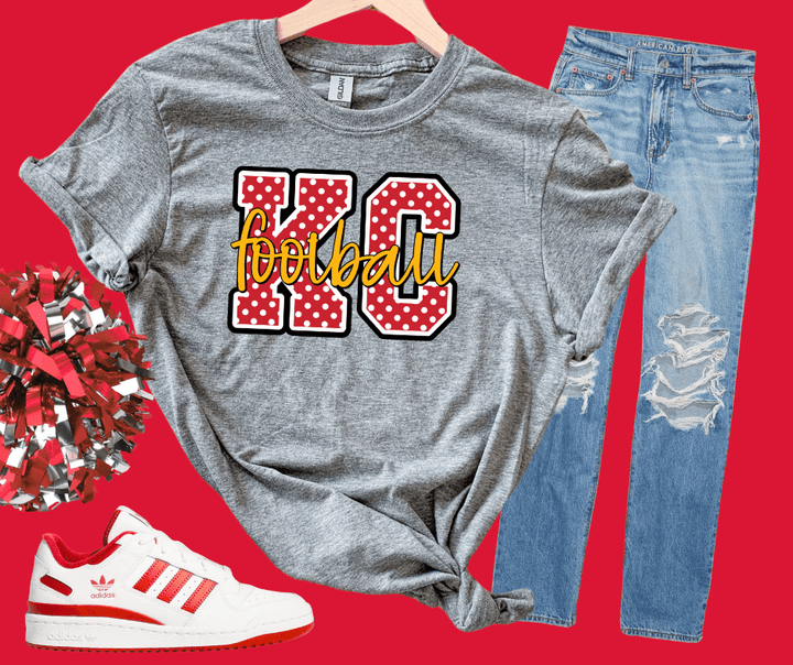 Polka - Dots KC Football - Tees - The Red Rival