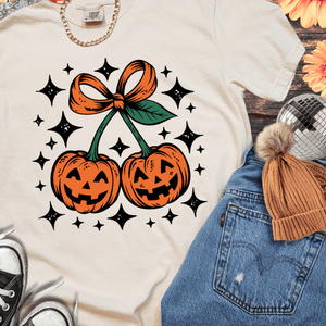 Pumpkin Cherries Graphic Tee - Tees - The Red Rival
