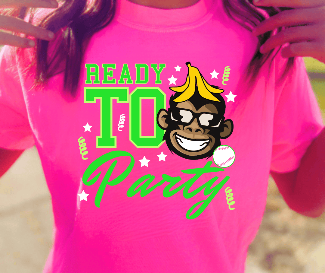 Ready to Party - Neon Pink Graphic Tee - Graphic Tee - The Red Rival