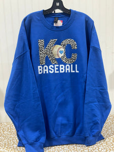 READY TO SHIP - Size: Adult 3X - Leopard KC with Baseball Between - Apparel & Accessories - The Red Rival