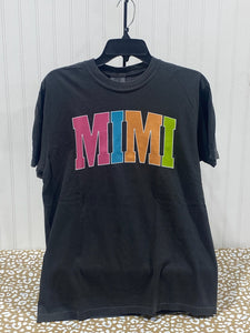 READY TO SHIP - Size: Adult M - Colorful Mimi Varsity letters - Pepper Tee - Apparel & Accessories - The Red Rival