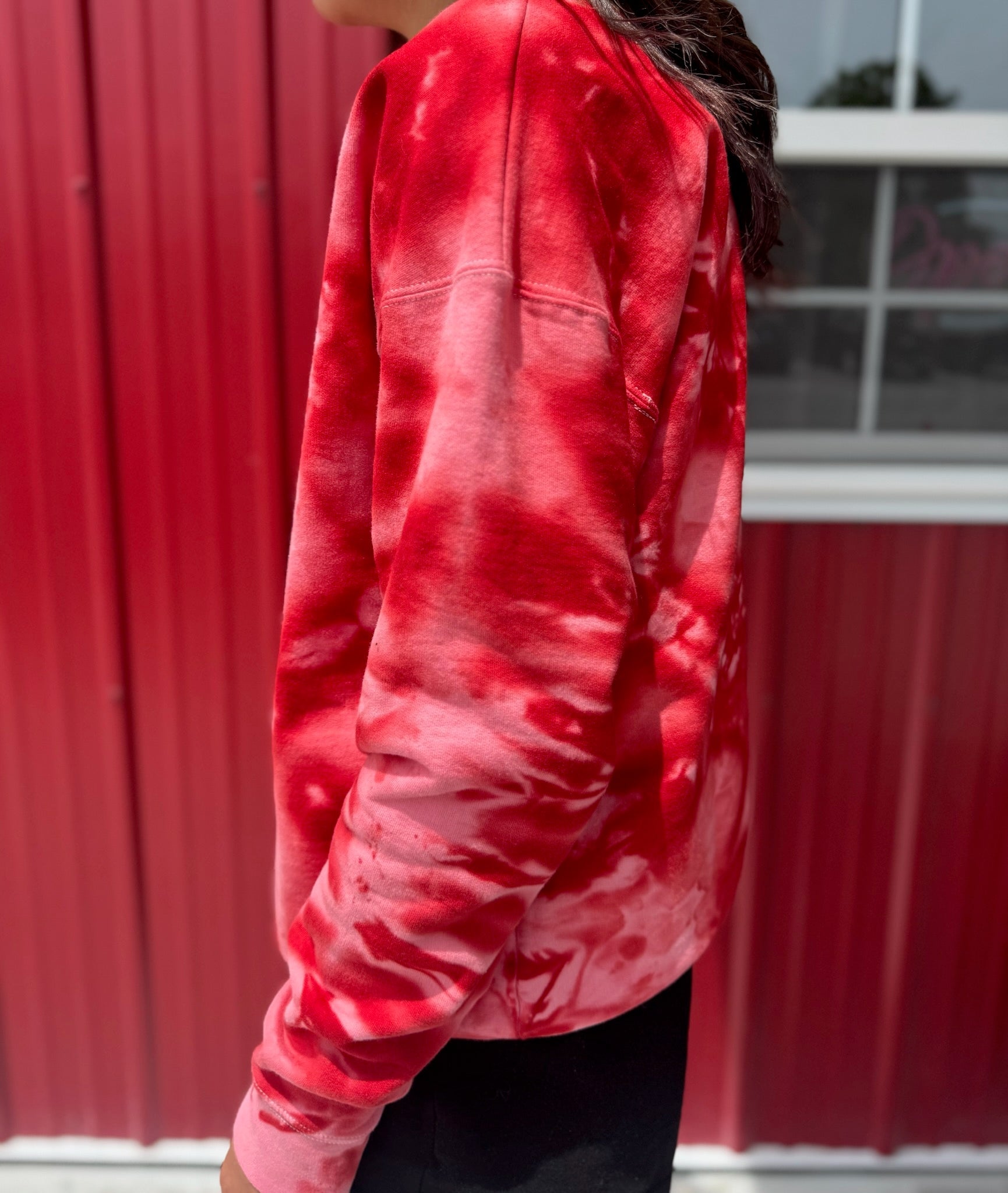 READY TO SHIP - Size: Adult M - Grinch Characters on Red Tie - Dye - Apparel & Accessories - The Red Rival