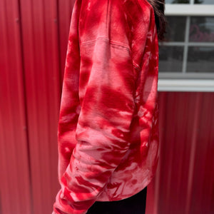 READY TO SHIP - Size: Adult M - Grinch Characters on Red Tie - Dye - Apparel & Accessories - The Red Rival