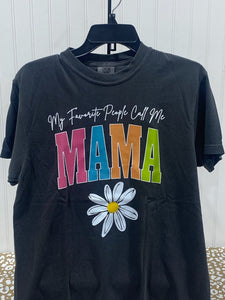 READY TO SHIP - Size: Adult M - My Favorite People Call Me MAMA - Pepper Tee - Apparel & Accessories - The Red Rival