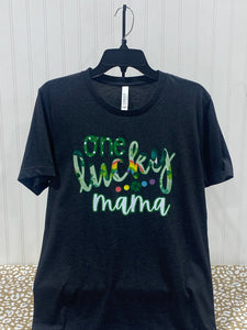 READY TO SHIP - Size: Adult M - One Lucky MAMA - Apparel & Accessories - The Red Rival