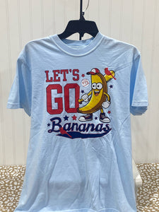 READY TO SHIP - Size: Adult M - STL Red/Navy Let's Go Bananas - Apparel & Accessories - The Red Rival