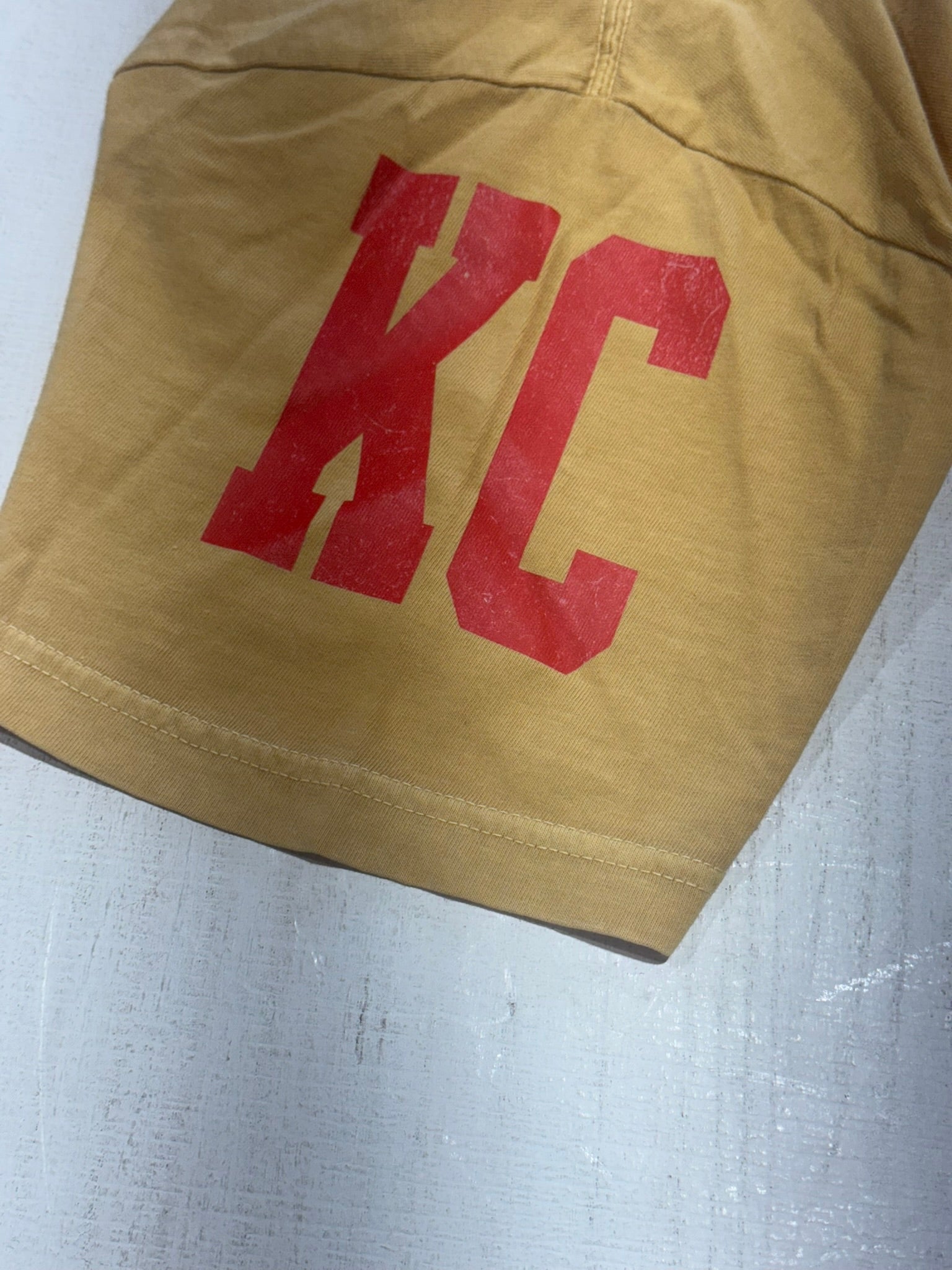 READY TO SHIP - Size: Adult S,M,L - Oversized 15 - KC Pennant Sleeves - Apparel & Accessories - The Red Rival