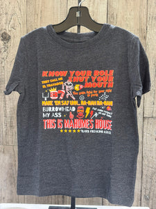 READY TO SHIP - Size:4T - Kelce Quotes Dark Heather Grey Tee - Apparel & Accessories - The Red Rival
