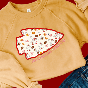 Red Arrowhead This Silly Goose Loves Kansas City Yellow Tee or Sweatshirt - Wholesale - The Red Rival