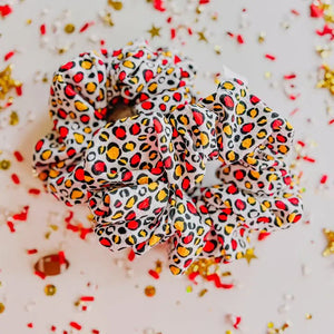 Red & Gold Leopard Oversized Scrunchy - Apparel & Accessories - The Red Rival