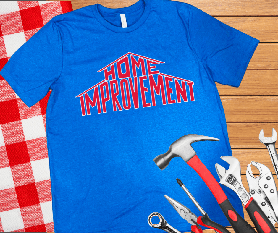 Red Home Improvement Blue Graphic Tee - Graphic Tee - The Red Rival