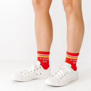 Red Kansas City Socks - Adult - Apparel & Accessories - The Red Rival