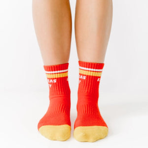 Red Kansas City Socks - Adult - Apparel & Accessories - The Red Rival