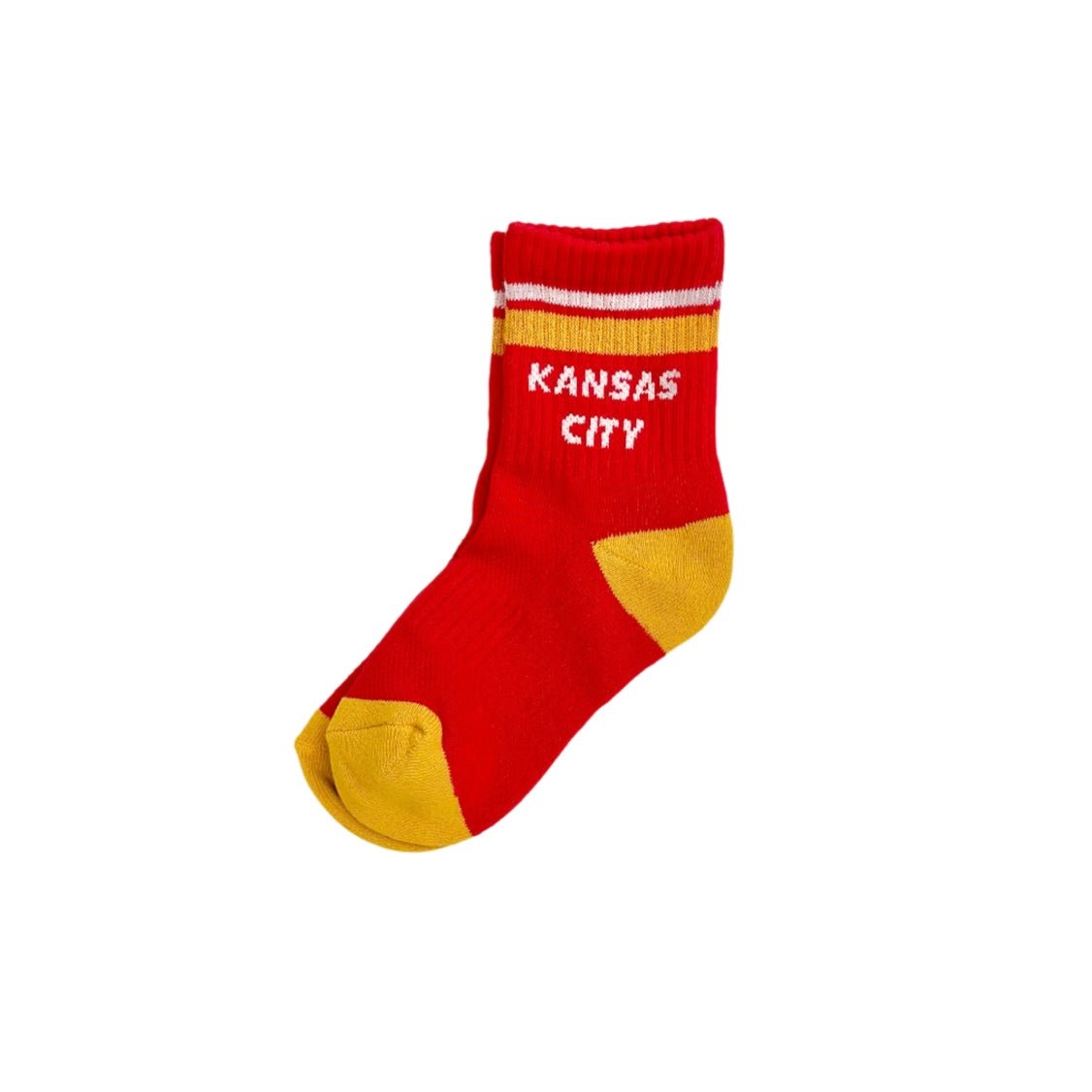 Red Kansas City Socks - Youth - Apparel & Accessories - The Red Rival