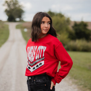 Retro Kansas City Red Graphic Sweatshirt - Graphic Tee - The Red Rival