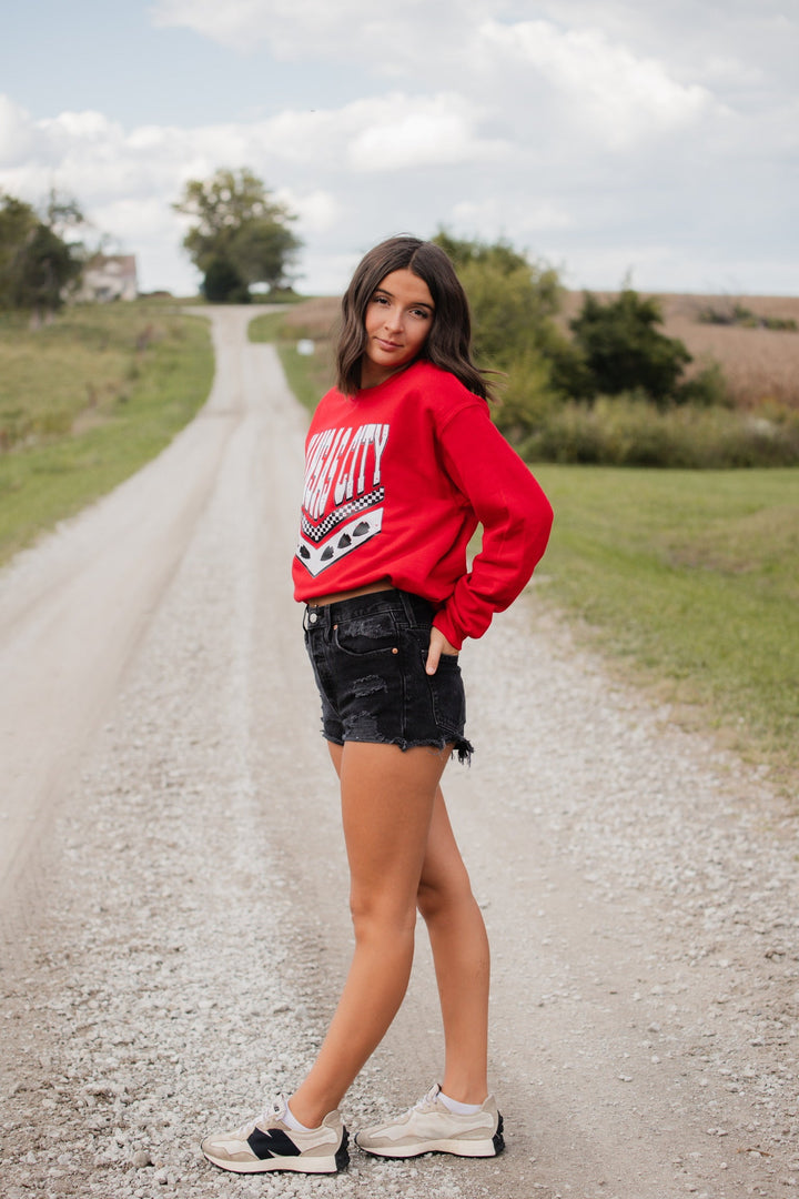 Retro Kansas City Red Graphic Sweatshirt - Graphic Tee - The Red Rival