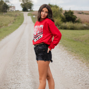 Retro Kansas City Red Graphic Sweatshirt - Graphic Tee - The Red Rival
