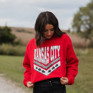 Retro Kansas City Red Graphic Sweatshirt - Graphic Tee - The Red Rival