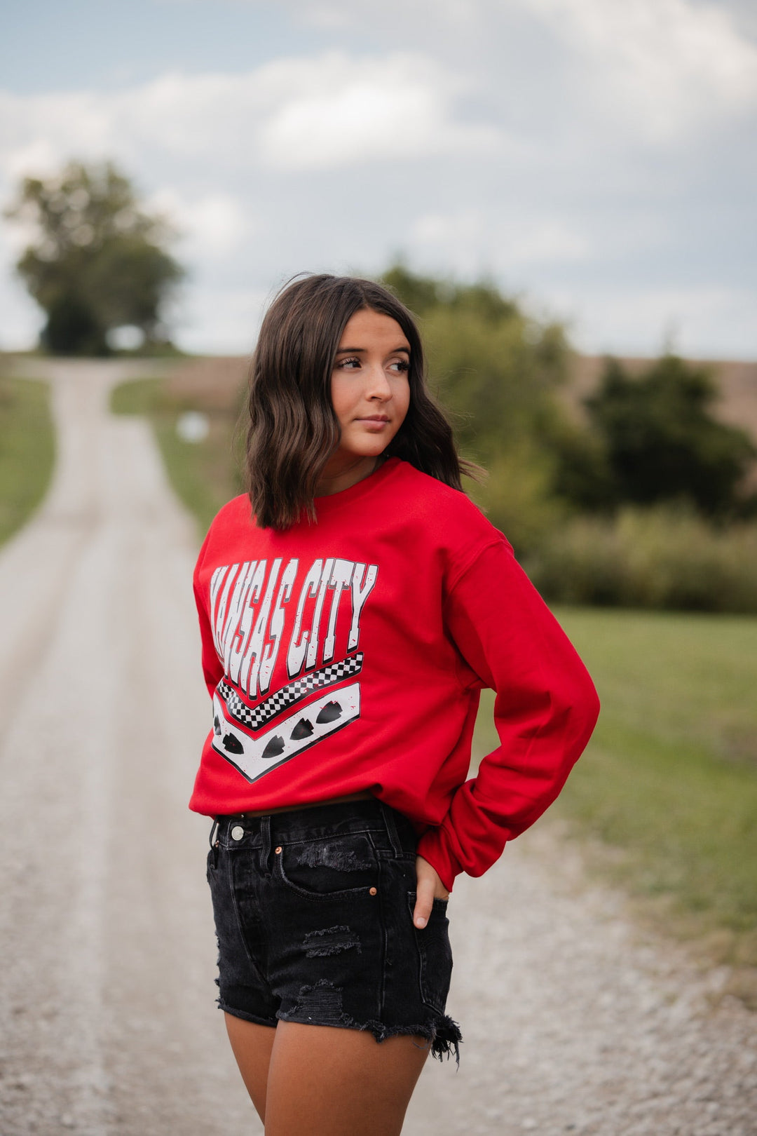 Retro Kansas City Red Graphic Sweatshirt - Graphic Tee - The Red Rival