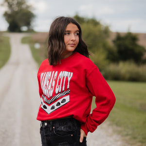 Retro Kansas City Red Graphic Sweatshirt - Graphic Tee - The Red Rival