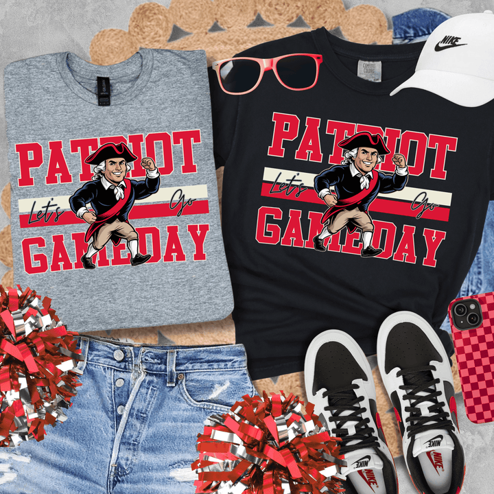 Retro Patriot Mascot (Pick Your Tee Color) - Graphic Tee - The Red Rival