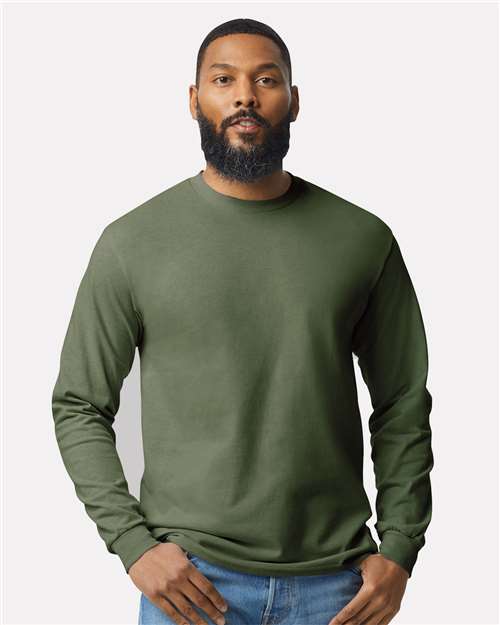 Right Way Roofing Long Sleeve Unisex Gildan Tees (Front Pocket / Full Back Logo) - Graphic Tee - The Red Rival