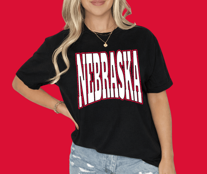 Solid NE State Text (Choose Your Tee Color) - Tees - The Red Rival