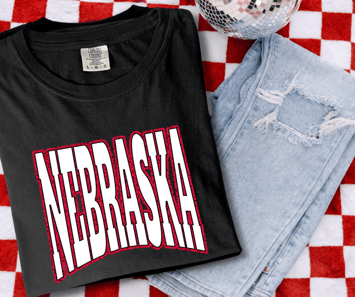 Solid NE State Text (Choose Your Tee Color) - Tees - The Red Rival