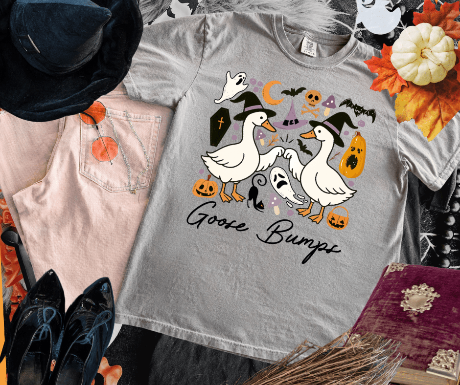 Spooky Goose Bumps - Graphic Tee - The Red Rival