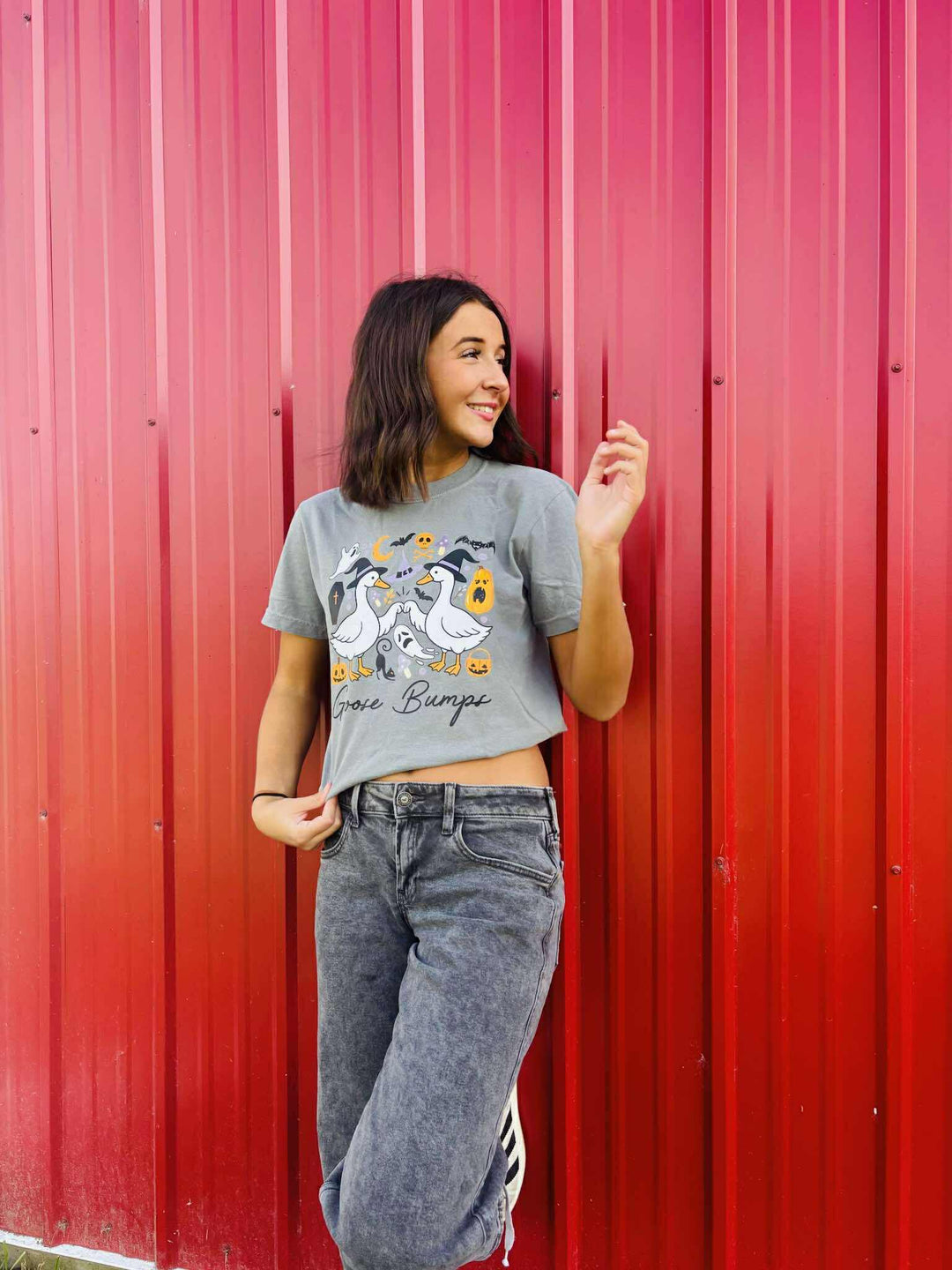 Spooky Goose Bumps - Graphic Tee - The Red Rival