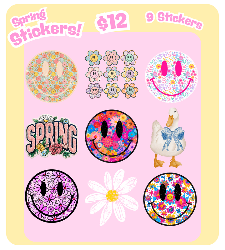 Spring Sticker Set - Stickers - The Red Rival