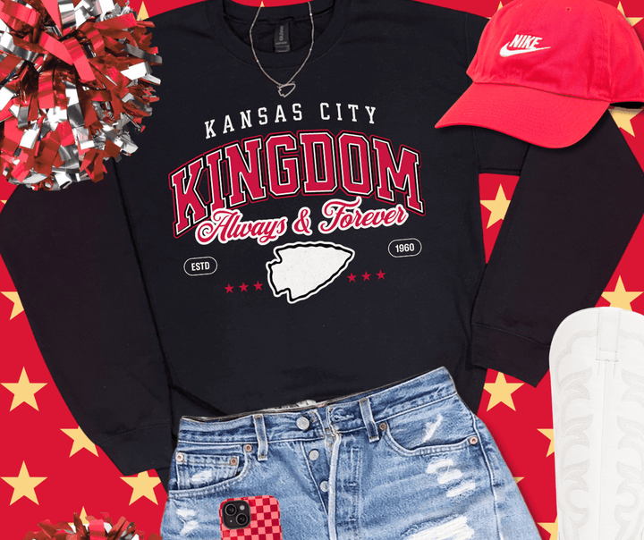 Sweatshirt Always & Forever KC Kingdom (Choose Your Color) - The Red Rival