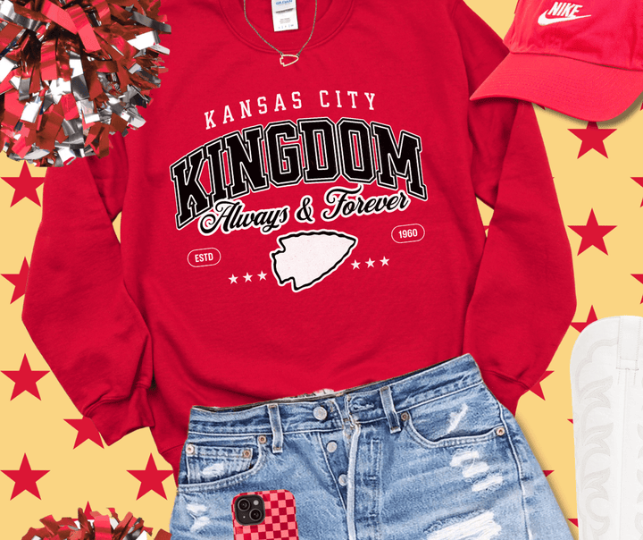 Sweatshirt Always & Forever KC Kingdom (Choose Your Color) - The Red Rival