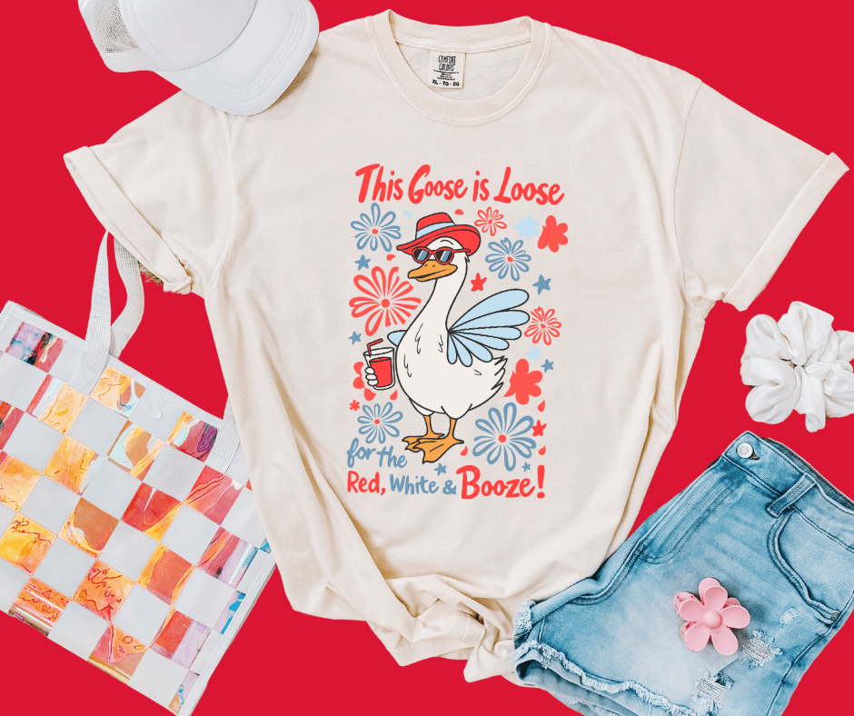 This Goose is Loose 4th of July - Graphic Tee - The Red Rival
